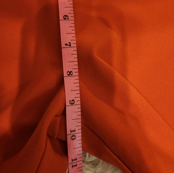 STAUD Carmine Red Colorblock Nylon Blend Wide Leg Pants Size XS - Picture 11 of 12